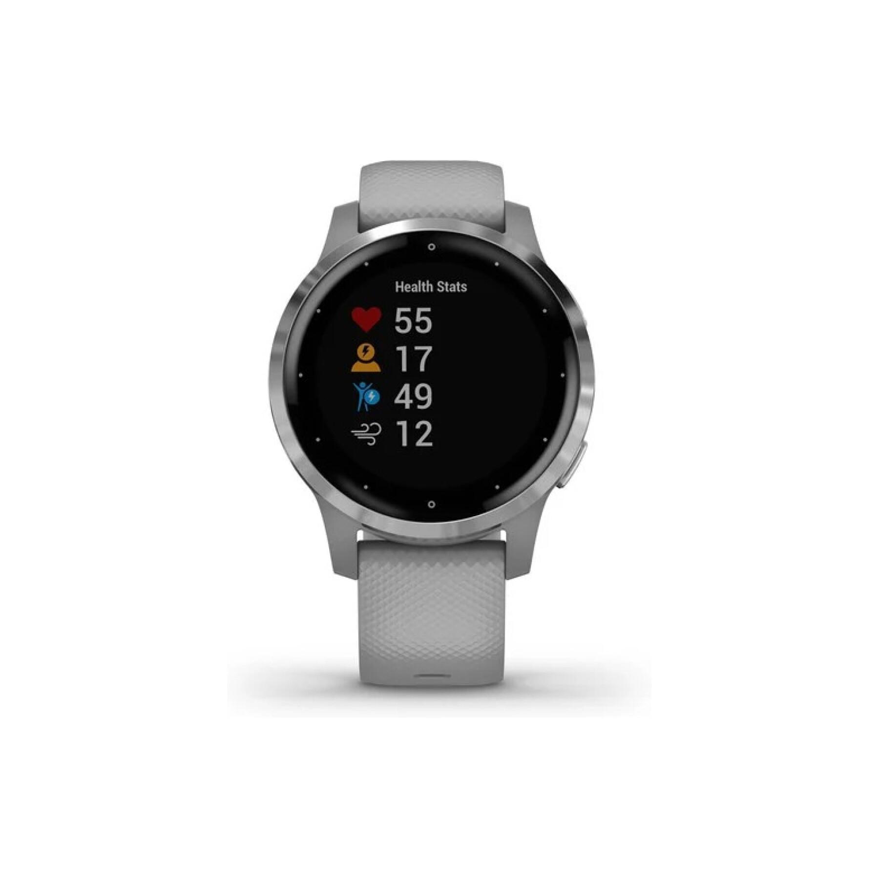 Orologio Garmin Vívoactive® 4S Silver Watch