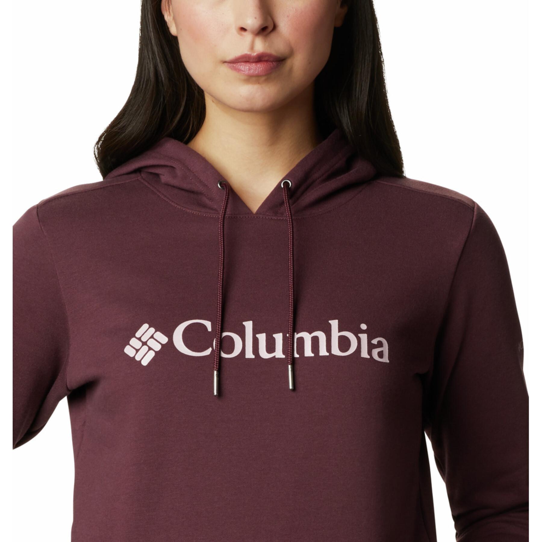 Felpa con cappuccio da donna Columbia Logo