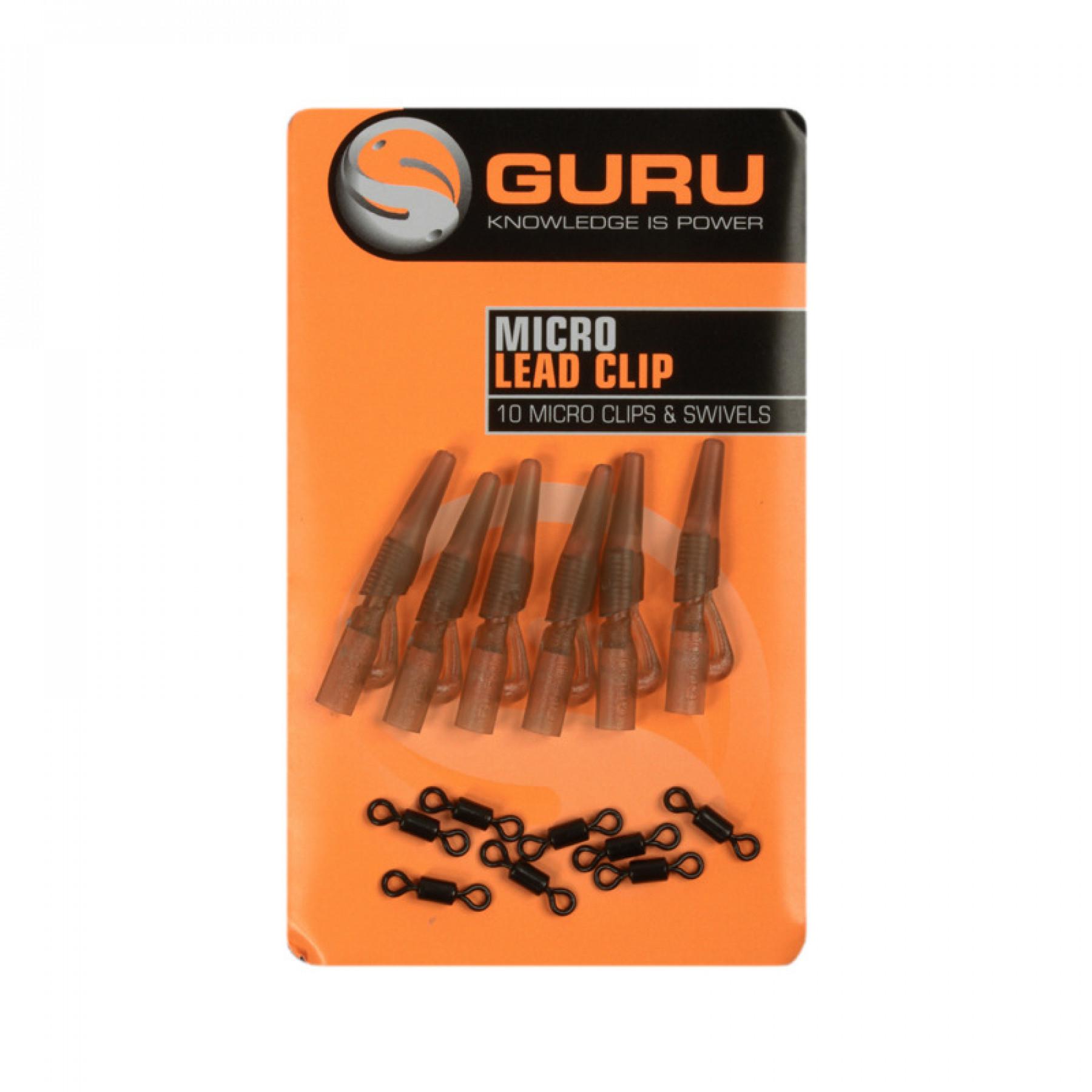Pinze per piombo Guru Micro Lead Clip, Swivels & Tails Rubbers
