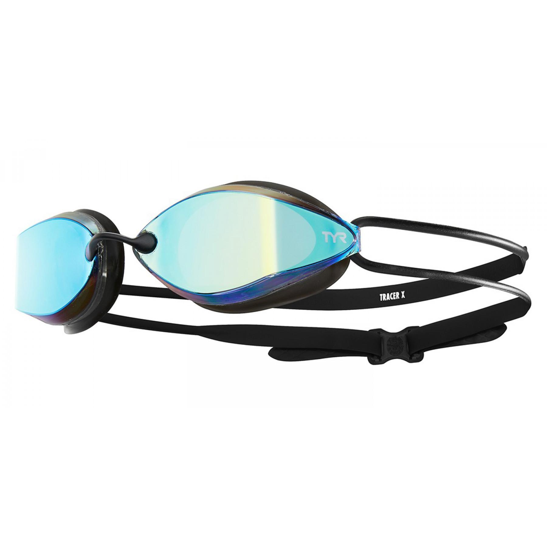 Occhiali da nuoto TYR Tracer X Racing Nano Miroir