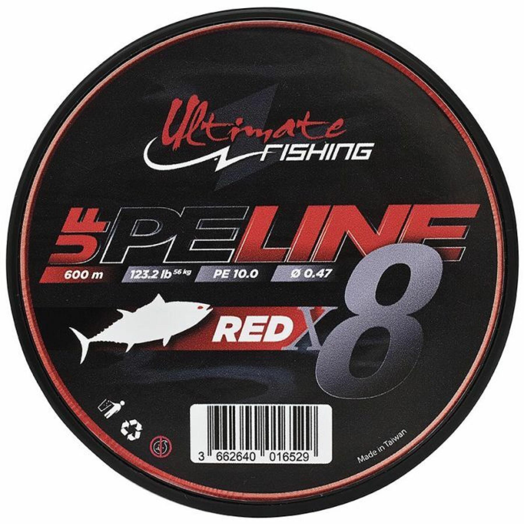 Treccia Ultimate Fishing PE Line X8 Fighting – 600m