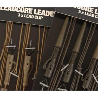 Montaggio Korda Leadcore Leaders - Hybrid Lead Clip QC Swivel