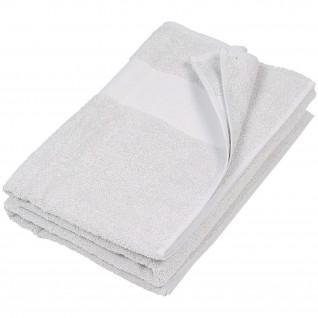 Asciugamano da bagno in cotone Kariban blanc