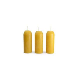 3 candele in vera cera d'api per la lanterna originale 12/15 ore ciascuna Uco
