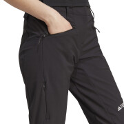Pantaloni softshell da donna per l'alpinismo adidas Terrex Techrock