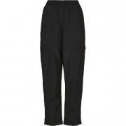 Pantaloni da donna Urban Classics shiny crinkle nylon zip-grandes tailles